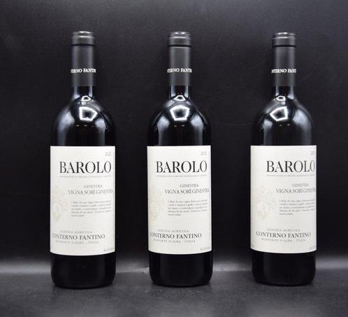 2021 Conterno Fantino, Sorì Ginestra - Barolo - 3 Flessen, Verzamelen, Wijnen