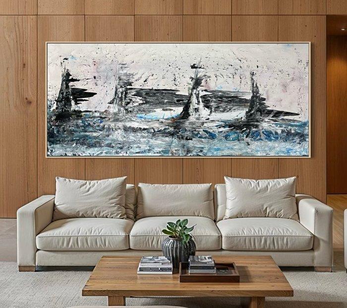 Alberto Stocco - ABSTRACT, Antiek en Kunst, Kunst | Schilderijen | Modern