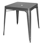 Bistro Tafel | Grijs | Staal | 76(h)x66x66cm, Verzenden, Nieuw in verpakking