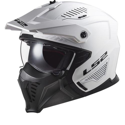 LS2 OF606 Drifter Solid Wit 06 Multi Helm, Motoren, Kleding | Motorhelmen, Jethelm, Heren, XS, Nieuw met kaartje, Overige merken