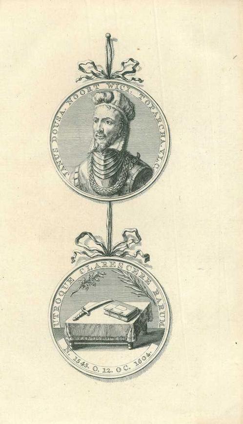Portrait of Jan van der Does, Antiek en Kunst, Kunst | Etsen en Gravures