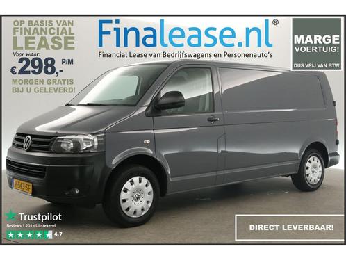 Volkswagen Transporter 2.0 TDI L2H1 Marge 141PK AUT €298pm, Auto's, Bestelauto's, Lease, Automaat, Diesel, Zilver of Grijs, Volkswagen