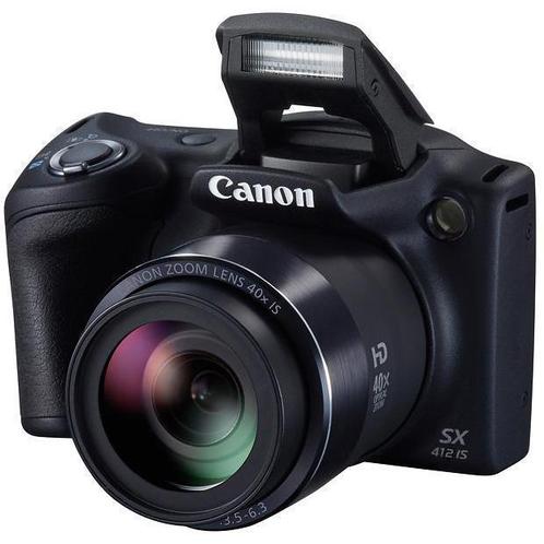 Canon PowerShot SX412 IS Digitale Camera - Zwart, Audio, Tv en Foto, Fotocamera's Digitaal, Zo goed als nieuw, Verzenden