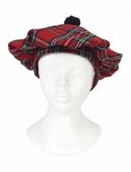 Schotse Hoofddeksel rood, Kleding | Dames, Ophalen of Verzenden, Nieuw