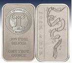 Wereld. Silver bar ND Join, Or Die, 1 Oz (.999) (Zonder