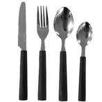 Benson 16-delige bestekset - Modern design - Zwarte handv..., Ophalen of Verzenden, Nieuw