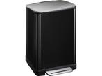 EKO - E-Cube pedaalemmer 40 liter - Stainless steel Plastic, Verzenden, Zo goed als nieuw