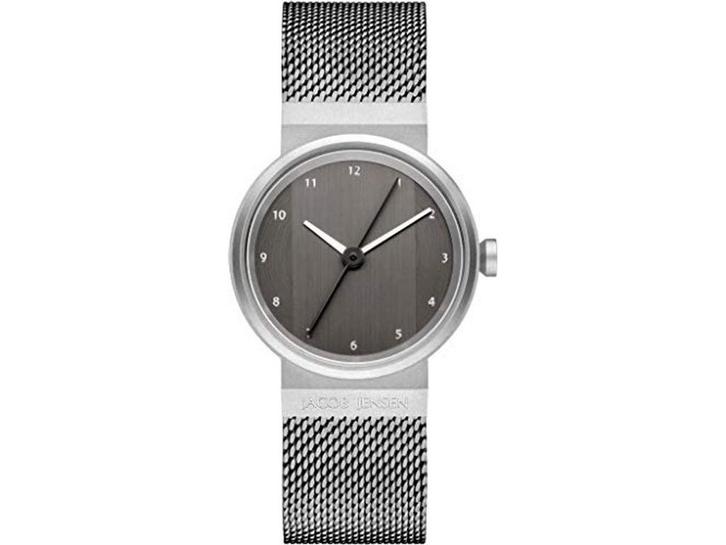 Jacob Jensen 792 New Line Horloge - Dames horloge - Grijs -, Huis en Inrichting, Woonaccessoires | Overige, Zo goed als nieuw