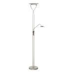 Vloerlamp LED New Empoli 180cm Nickel 2700K   25 Watt|5Watt, Ophalen of Verzenden, Nieuw, 150 tot 200 cm