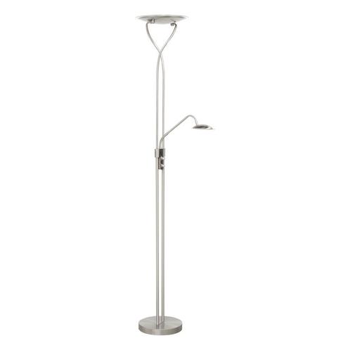 Vloerlamp LED New Empoli 180cm Nickel 2700K   25 Watt|5Watt, Huis en Inrichting, Lampen | Vloerlampen, Nieuw, 150 tot 200 cm, Ophalen of Verzenden