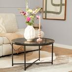 Salontafel Mex Black marble | 75 cm, Huis en Inrichting, Tafels | Salontafels, Ophalen of Verzenden, Nieuw