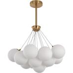 Hanglamp Emily White 55cm, Nieuw, Verzenden