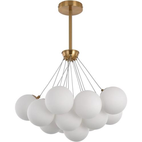 Hanglamp Emily White 55cm, Huis en Inrichting, Lampen | Overige, Nieuw, Verzenden
