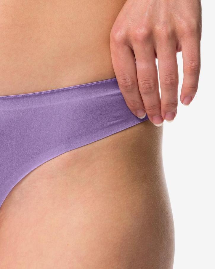 HEMA Damesstring second skin micro lichtpaars, Kleding | Dames, Ondergoed en Lingerie, Verzenden