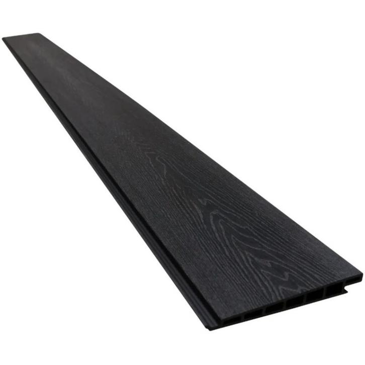 Zweeds Rabat Composiet Zwart 26x228x2900 mm, Doe-het-zelf en Verbouw, Hout en Planken, Nieuw, Ophalen of Verzenden