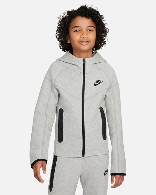 Nike Tech Fleece Trainingsjack Kids Grijs, Kleding | Heren, Truien en Vesten, Grijs, Nieuw, Verzenden