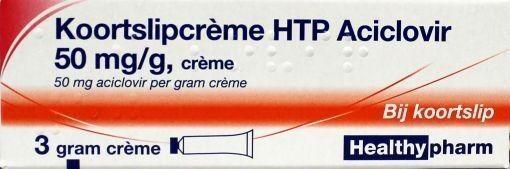 Healthypharm Koortslip creme aciclovir 3 gram, Diversen, Verpleegmiddelen, Nieuw, Verzenden
