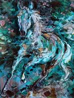 Krystyna Roz-Pasek - Zew przestrzeni - oil on canvas, Antiek en Kunst