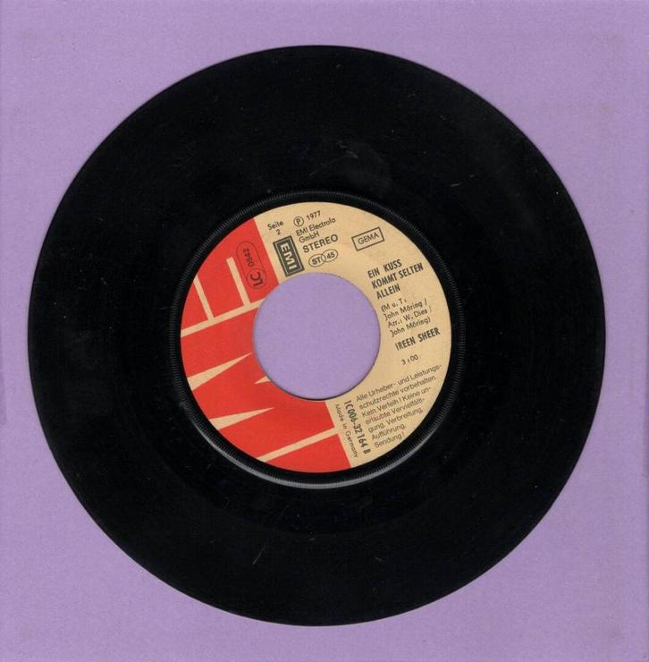 Ireen Sheer – Mach Die Augen Zu / Ein Kuss Kommt Selten Alle, Cd's en Dvd's, Vinyl Singles, Ophalen of Verzenden