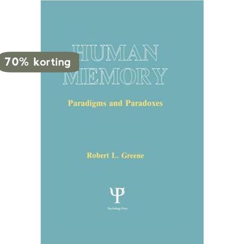 Human Memory 9780805809978 Robert L. Greene, Boeken, Overige Boeken, Gelezen, Verzenden