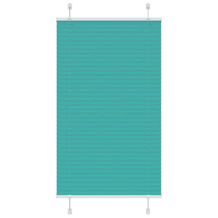 vidaXL Plissé rolgordijn 80x100 cm stofbreedte 79,4 cm, Huis en Inrichting, Stoffering | Gordijnen en Lamellen, Groen, Nieuw, Verzenden