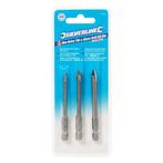 Silverline tegel- en glasborenset - wolfraamcarbide speer..., Doe-het-zelf en Verbouw, Gereedschap | Handgereedschap, Ophalen of Verzenden