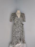 Pieces black and white zebra print wrap dress, Verzenden, Nieuw