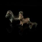 Beeldje (3) - Bronzen beelden van Ram, Paard en Leeuw —