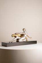 Alexandre Ouline - Beeldje - Grande Figura, Donna con, Antiek en Kunst