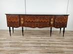 Credenza - Mid Century dressoir in mahonie met, Antiek en Kunst