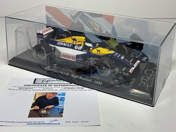 Williams - Nigel Mansell - 1992 - Schaal 1/24 modelauto, Verzamelen, Automerken, Motoren en Formule 1