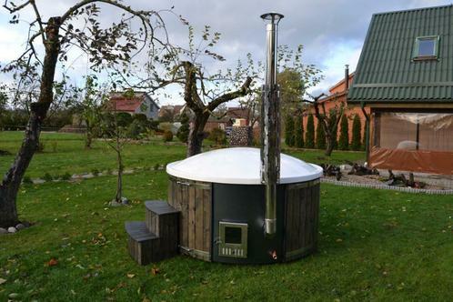 Houtopslag/Hottub oven gedroogd haardhout in krat en in zak., Tuin en Terras, Haardhout