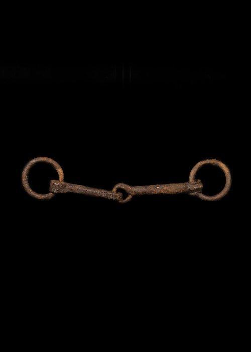 Oud-Romeins IJzer Bridle Snaffle Bits (Zonder minimumprijs), Antiek en Kunst, Antiek | Overige Antiek