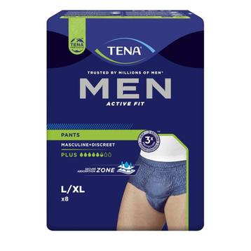 Tena Men Active Fit Pants Plus Incontinentiebroekjes beschikbaar voor biedingen