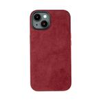 iPhone 14 - Alcantara Case | Ruby Red, Ophalen of Verzenden, Nieuw, Hoesje of Tasje