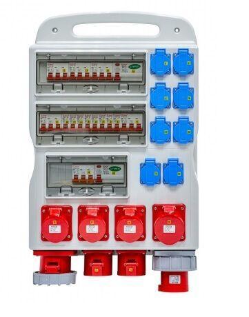 Wandverdeelkast / stroomverdeler / stoppenkast 63A Fluxon, Doe-het-zelf en Verbouw, Elektra en Kabels, Nieuw, Verzenden