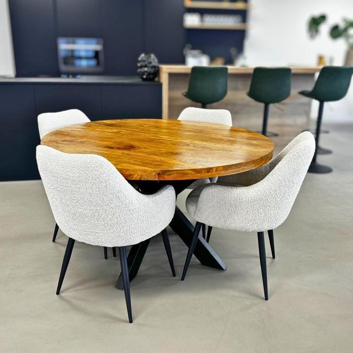 MANGO EETTAFEL | OVAAL | ROND EN MEER! | LAAGSTE PRIJS!, Huis en Inrichting, Tafels | Eettafels, Nieuw, Ophalen of Verzenden