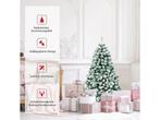 Coast 135 cm Hoge Kerstboom Besneeuwd Met Metalen Standaard, Verzenden, Nieuw