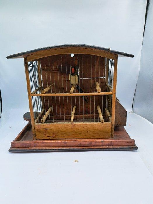 Antiek Vogelkooi - Hout - Antieke vogelkooi, Antiek en Kunst, Curiosa en Brocante