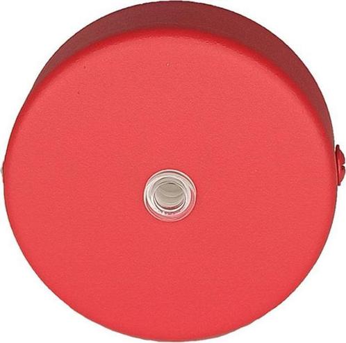 Filotto Holè plafondkap 1 snoer - Ø10cm - metaal - rood, Huis en Inrichting, Lampen | Overige, Verzenden