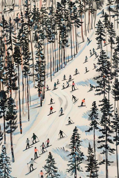 Felix van Horst - Winter Wanderers (XXL), Antiek en Kunst, Kunst | Designobjecten