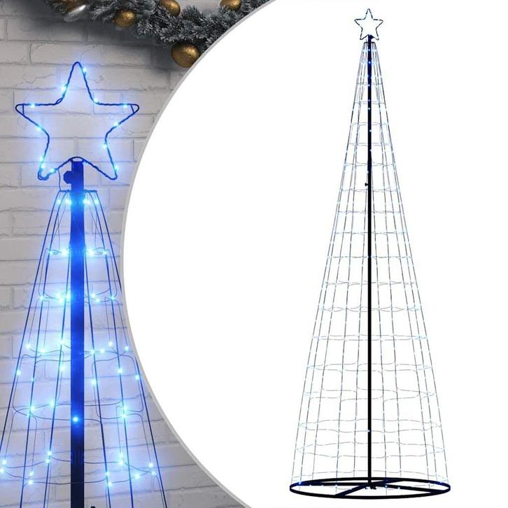 Kerstverlichting blauw 304cm 550 leds | retourdeal | 55%, Diversen, Kerst, Nieuw, Ophalen of Verzenden