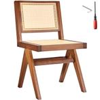 Houten stoel Lizzy met Weens vlechtwerk, draagkracht 120 kg, Huis en Inrichting, Stoelen, Verzenden, Nieuw