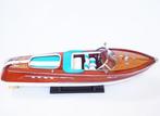 Maquette Riva Aquarama 67 cm bois Luxe 1:12 - Modelboot, Hobby en Vrije tijd, Nieuw