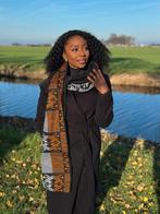 Warme Afrikaanse print sjaal Unisex - Smal model - Oranje tr, Ophalen of Verzenden, Nieuw