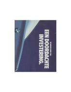 1989 BMW 5 SERIE BROCHURE NEDERLANDS, Boeken, Nieuw, BMW, Author