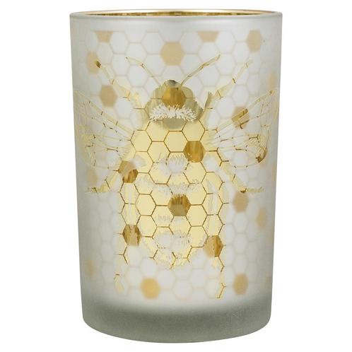 windlicht bij goud large 18cm, Huis en Inrichting, Woonaccessoires | Overige, Verzenden