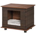 Paws Rotan hondenhuis met kussen, hondengrot, huisdierbed, b, Huis en Inrichting, Nieuw, Verzenden