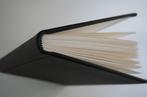 leeg boek zwart leer, Verzenden, Nieuw