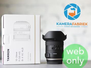 Tamron 10-24mm f/3.5-4.5 Di II VC HLD (Canon) - 1 jaar gar! beschikbaar voor biedingen